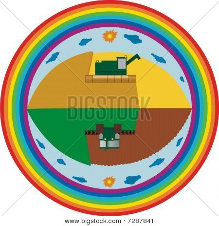 季節の農業の仕事