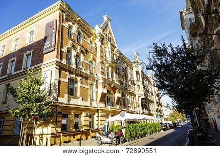 Tenement At Street Foksal In Warsaw