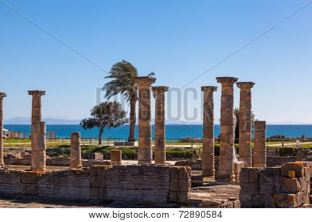 Roman Ruins On Spanish Coast