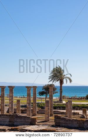 Roman Ruins On Spanish Coast