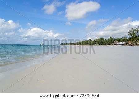 Diani beach, Indian ocean, Kenya