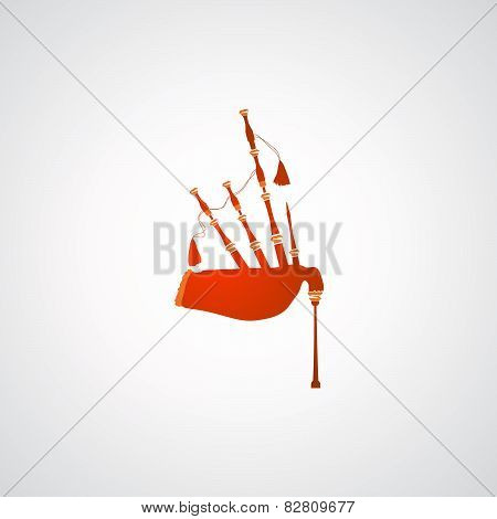 Illustration of Scottish Bagpipes