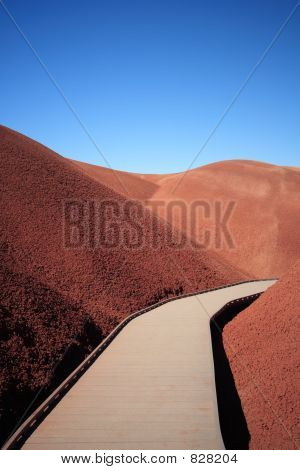 Chodník přes malované Hills