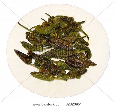 fried green peppers