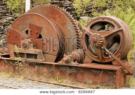 alte industrielle gewundenen Gang
