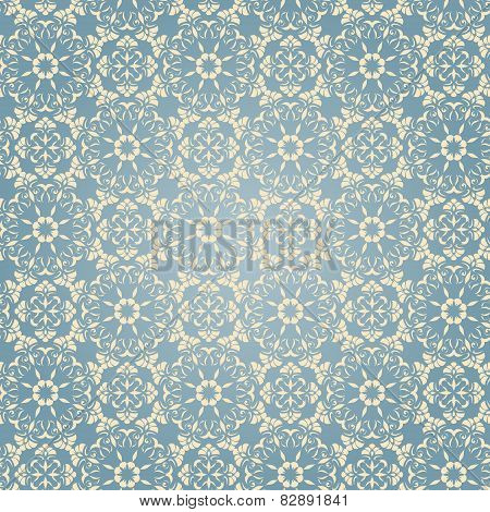 seamless pattern of the elements of Art Nouveau