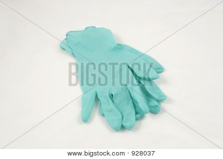 Gants médicaux isolés