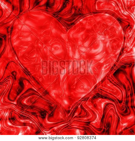 abstract texture red heart, love.