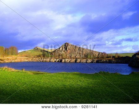 เหมือง Cawfield Hadrians ผนัง Northunberland