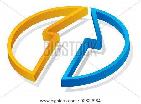 Abstract Arrows, For Your Template