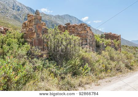 Ruins Of Old Toll House On The Swartberg Pass
