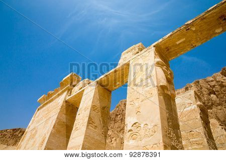 The temple of Hatshepsut near Luxor in Egypt 