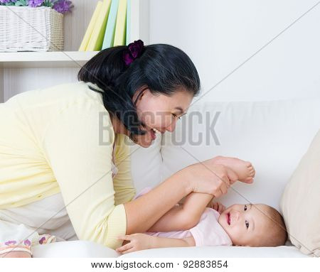 Mother and baby