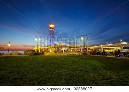 Lighthouse in Patras.