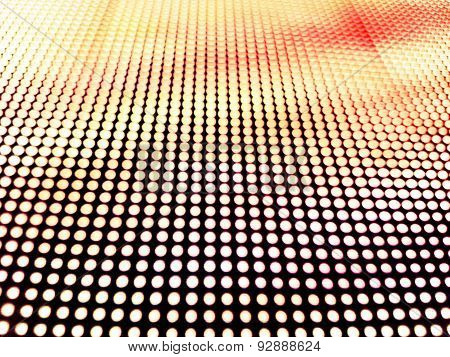Abstract led screen with highlights and shadow
