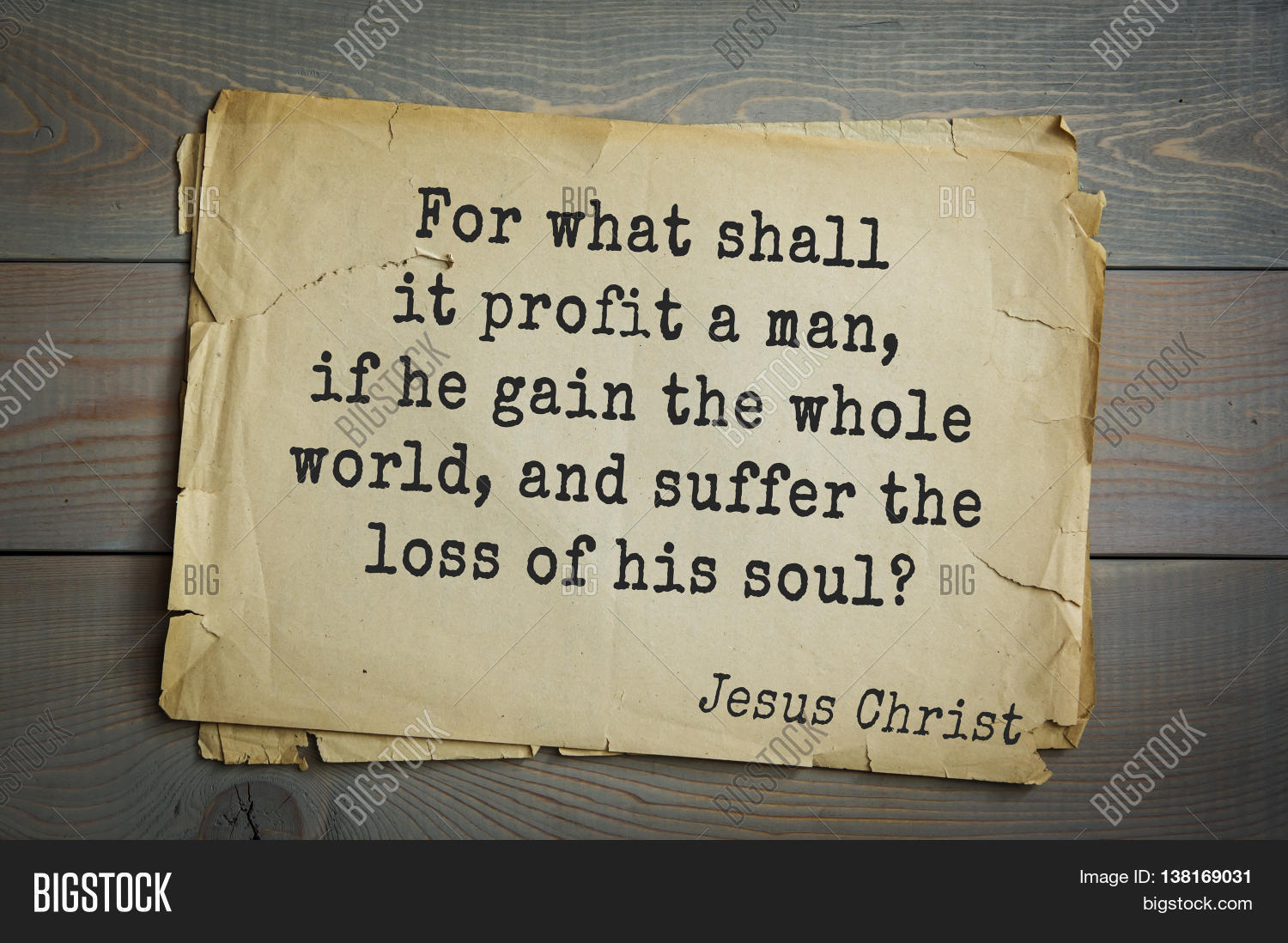 Jesus Quote On Old Image & Photo (Free Trial) Bigstock