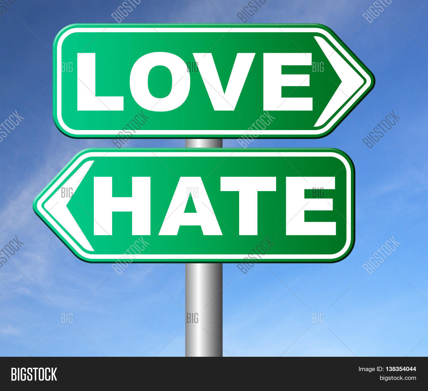 Love Hate Emotions Image & Photo (Free Trial) Bigstock