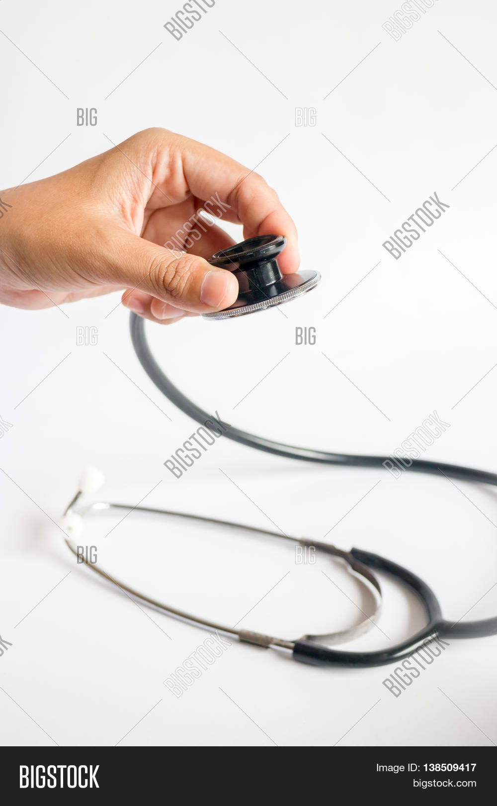 Hand On Stethoscope On Image & Photo (Free Trial) Bigstock