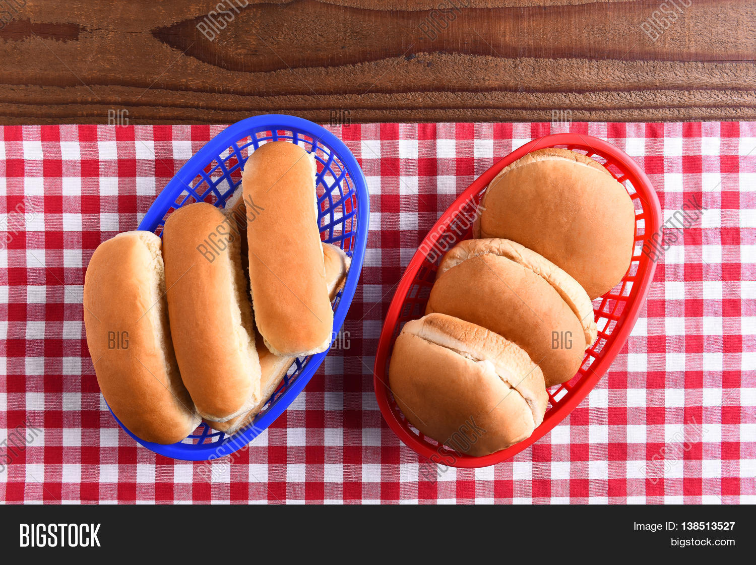 Hamburger Hot Dog Buns Image & Photo (Free Trial) Bigstock