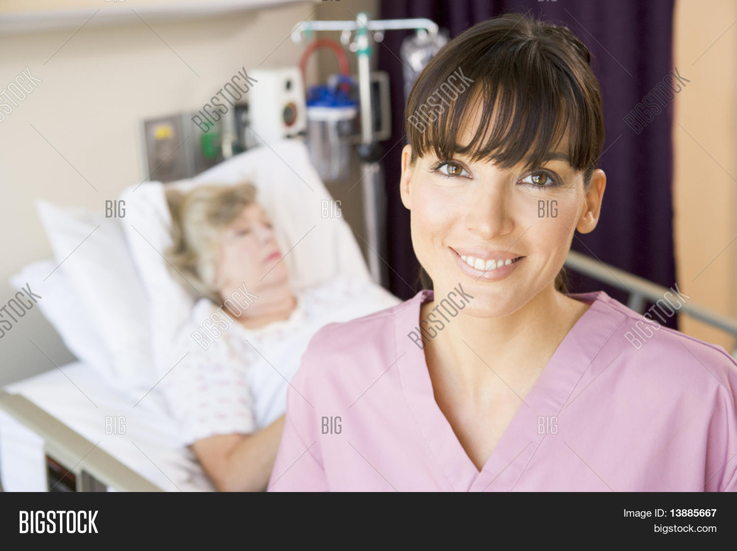 Nurse Standing Image & Photo (Free Trial) Bigstock