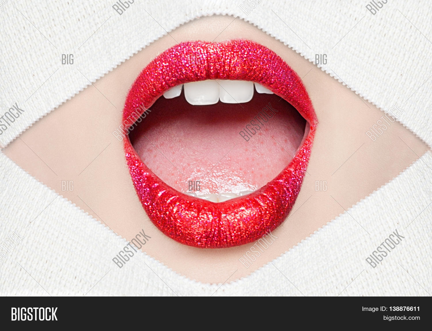 Red Sexy Lips After Image & Photo (Free Trial) Bigstock