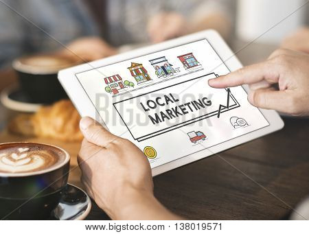 Small Business Strategy Marketing Enterprise Concept