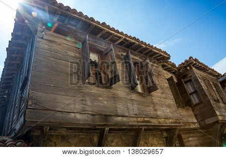 Retro Wooden Houses