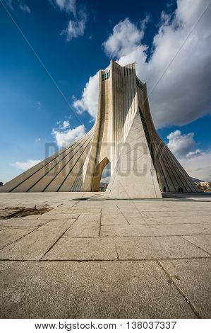 Azadi Tower In Teheran, Iran