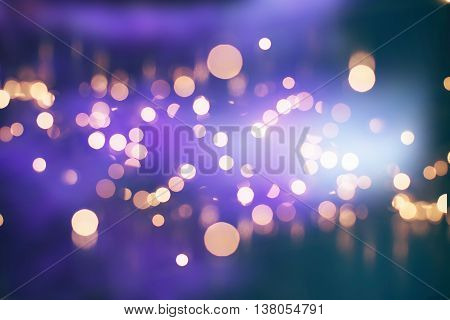 Twinkly Lights and Stars Christmas Background . Holiday festival backdrop