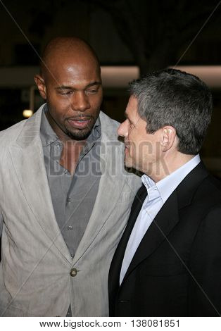 Director Antoine Fuqua and Brad Grey at the Los Angeles premiere of 'Shooter' held at the Mann Village Theatre in Westwood, USA on March 8, 2007.