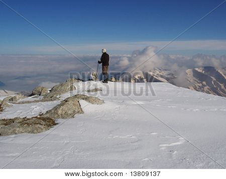 Mountain summit Oshten nel Caucaso
