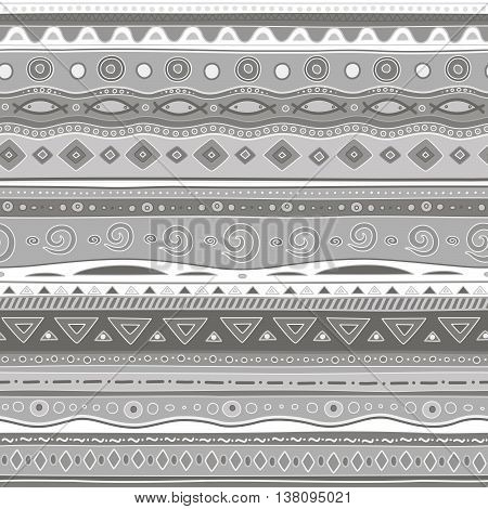 seamless pattern in shades of gray. EPS 8 vector