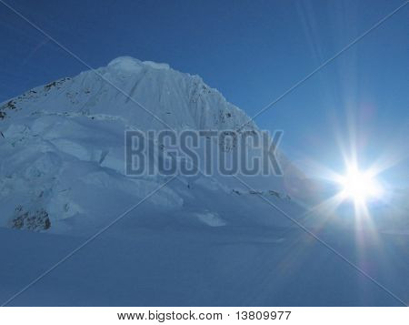 Summit poutko a ranní slunce