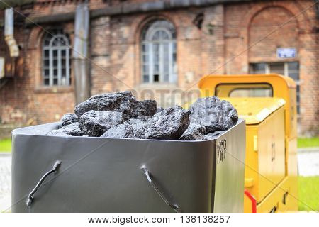 Mining Drive And Cart Full Of Coal