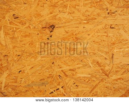 Industrial rough wood fiber board close-up Germany 2016