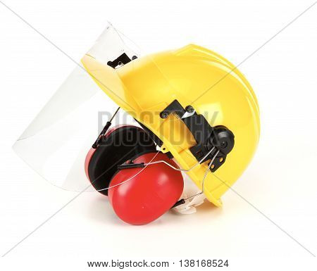 Safety helmet, Ears protection and Eyes protection