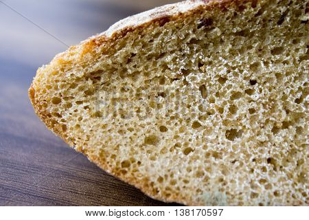 chyorsty bread on a wooden board, can be used for design