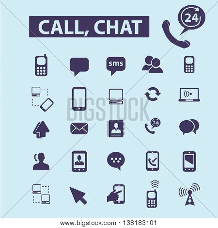 call chat icons