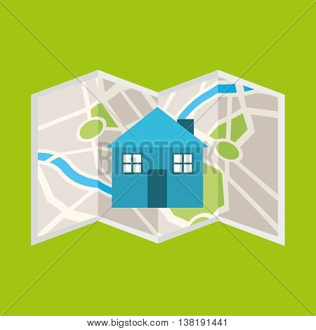 sale house home sold business isolated, vector illustration