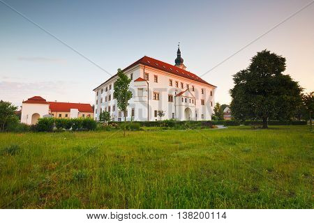 Palace in Uhersky Ostroh, Moravia, Czech Republic.