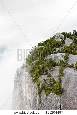 Second Peak on the stawamus Chief in Squamish British Columbia Canada
