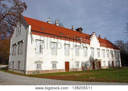 Novi Dvori Castle built in the 16th century Zapresic Croatia
