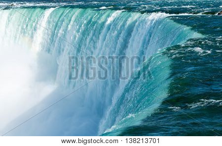 Canadian Horseshoe Falls At Niagara
