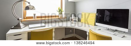 Small Home Office For A Freelance Couple