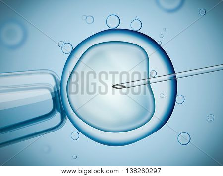 Laboratory Microscopic Research Of Ivf (in Vitro Fertilization).