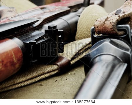 Russian military weapons World War II era