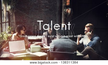 Talent Skills Abilities Expertise Professional Concept