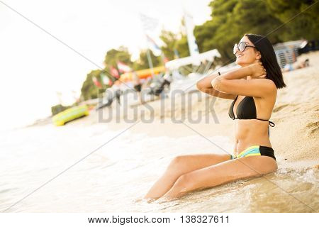Young Woman On The Beach