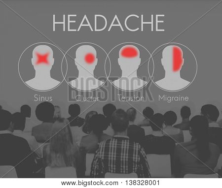 Headache Symptom Migraine Tension Cluster Concept