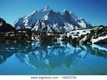 Bhagirathi Parbat peak in Himalayan